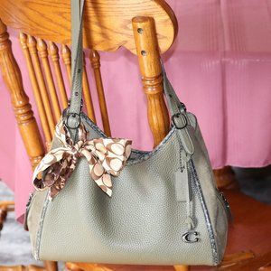 COACH LORI SHOULDER BAG ARMY GREEN